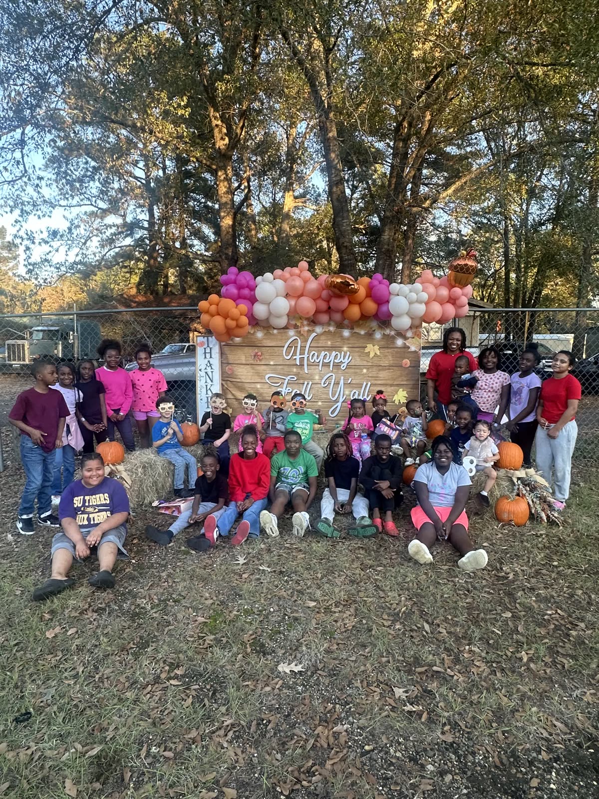 Children and volunteers gathered at SCC’s fall community celebration